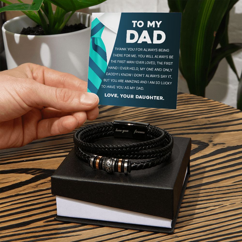 Gift For Dad - Always Loved - Men's Bracelet