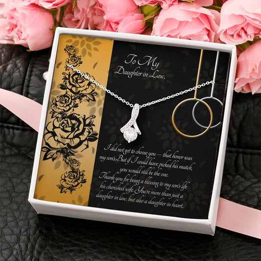 To My Daughter In Law Alluring Beauty Necklace