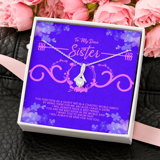 To My Sister Alluring Beauty Necklace