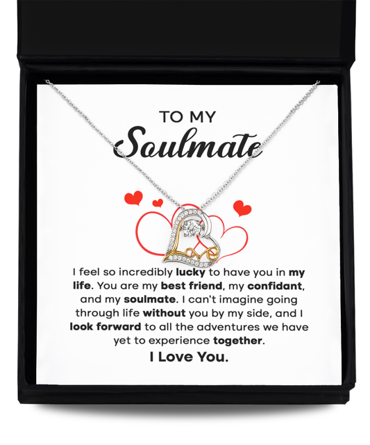 Gift to Soulmate / Wife / Love - Best Friend - Dancing Love Necklace